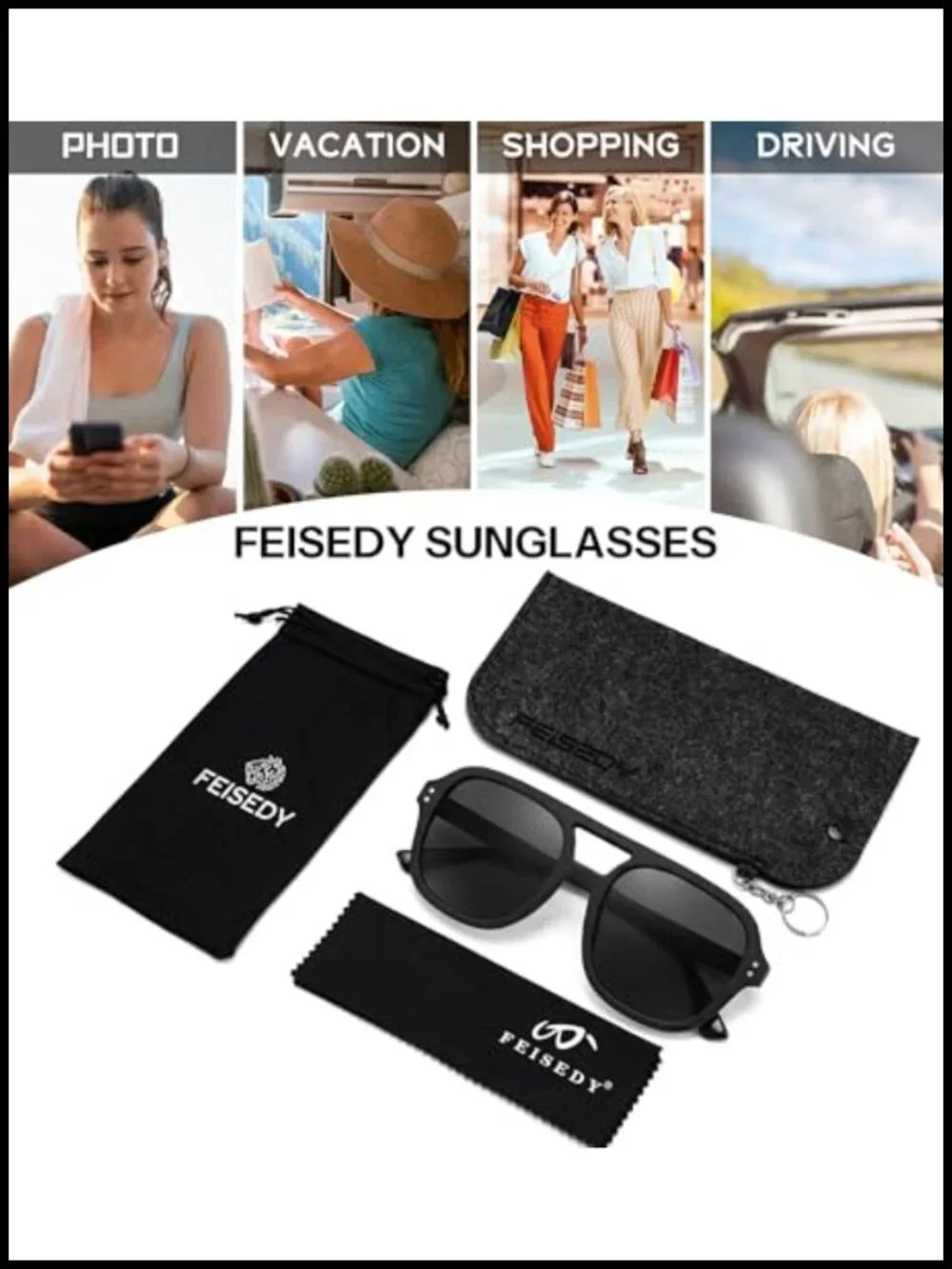 Retro Aviator Sunglasses UV400 Protection Driving Outdoor